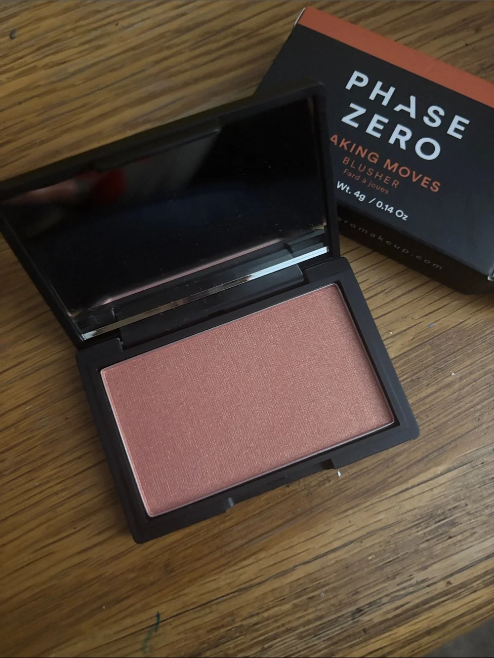 Phase Zero Making Moves Blusher — Warm Coral-Orange